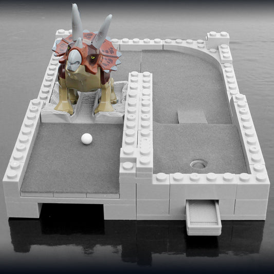 Jurassic Journeys™ Triceratops Turn Desktop Golf Hole Set